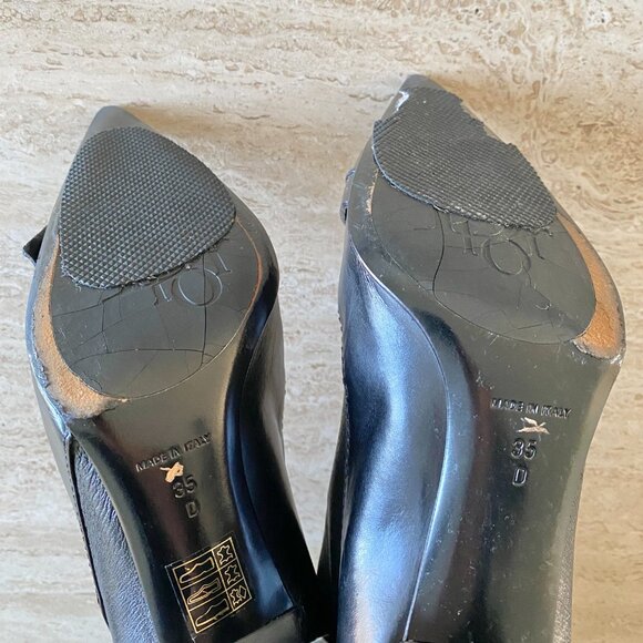 Vintage Dior Buckle Knee High Sock Boots - Picture 10 of 10